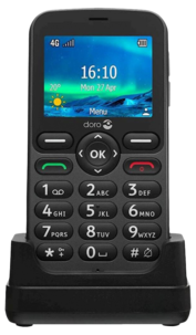 Doro 5861 4G mobiltelefon med trygghetsknapp