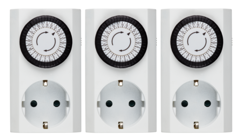 Timer eluttag inomhus mini 3-pack