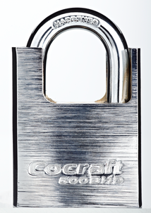 Hänglås med dold bygel Cocraft 500 BHD