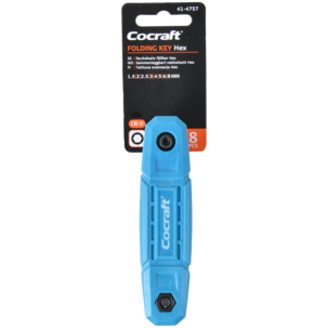 Kuusiokoloavain mm, 8 osaa, Cocraft