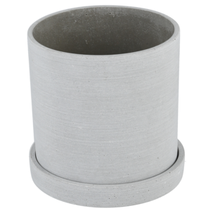 Blomsterpotte innendørs grå