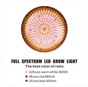 LED-kasvivalo E27 täysi spektri, kasvilamppu, 60 W