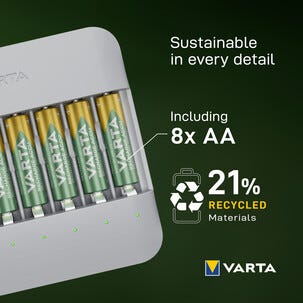 Varta Eco Charger Multi Recycled Paristolaturi 2100 mAh