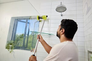 Ryobi RTS4-120G elektrisk rengjøringsbørste, teleskop, 4 V