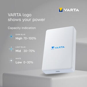 Varta MagPro Wireless trådløs powerbank 5000 mAh 
