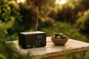 Pinell Compact+ DAB og FM-radio med Bluetooth, bærbar