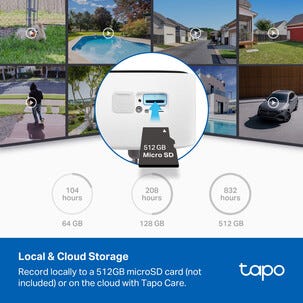 TP-link Tapo C400 Kit Valvontakamera aurinkopaneelilla