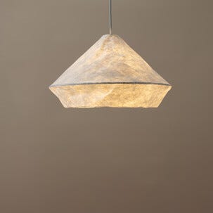 Elin hängande taklampa papper, vit, 40 cm, Northlight 