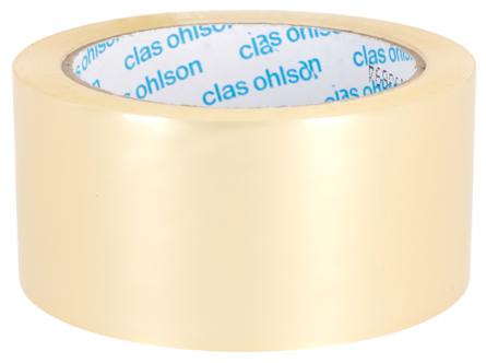 Packtejp tystavrullad transparent 50 mm x 66 m