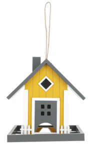 Fågelmatare trähus