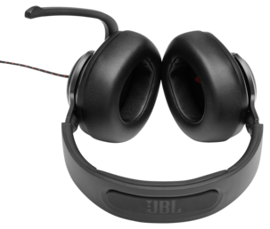 JBL Quantum 200 gaming headset med fällbar mikrofon