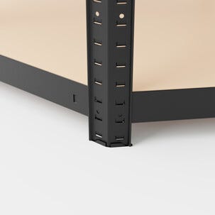 Metallinen kulmahylly autotalliin tai varastoon, 5 hyllytasoa