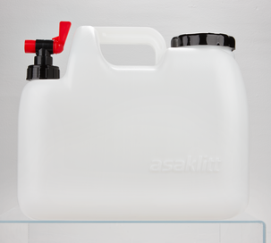 Asaklitt vanndunk, 15 l