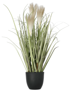 Högt gräs i kruka 55 cm, konstväxt