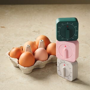 Kjøkkentimer mekanisk 60 min, 6 x 6 x 3,5 cm