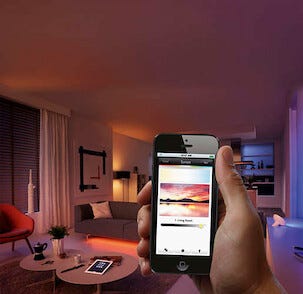 LED-pöytävalaisin Philips Hue Iris