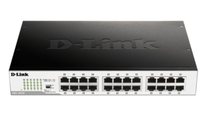 D-Link DGS-1024D nettverksswitch 24 porter