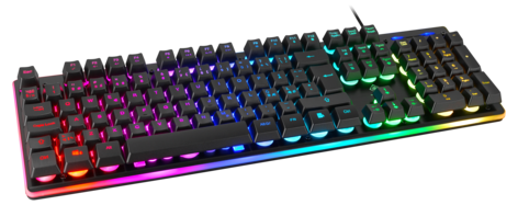 Deltaco GAM-021 RGB gaming-tangentbord, svart