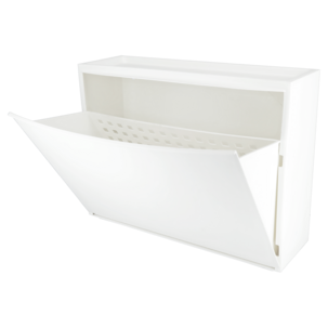 Skoskåp smalt vägghängt plast, 51,5x16x39 cm