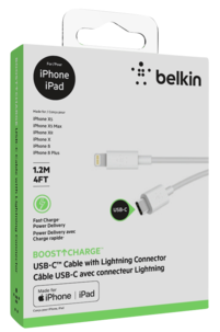 Latauskaapeli Lightning Boost Charge USB-C Belkin