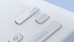 Philips R4406 Kelloradio, jossa USB-lataus