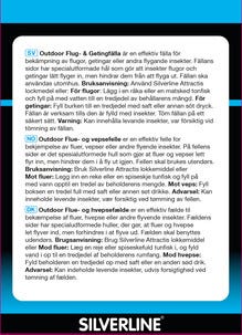 Silverline flugfälla och getingfälla, utomhus