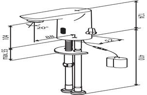 Damixa Core Touchless tvättställsblandare badrum