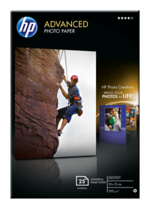 Fotopapper 10x15 cm HP Advanced photo paper, Glossy