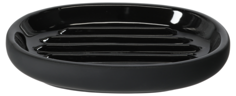 Saippuakuppi kivitavaraa, musta