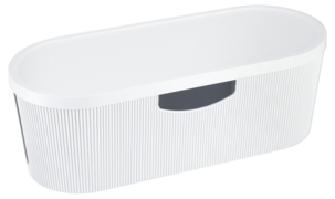 Kabellåda plast, sladdgömma för kablar och grenuttag