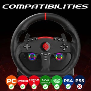 Superdrive 270 GT gamingratt med pedaler