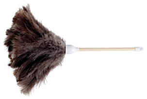 Dammvippa, strutsfjädrar