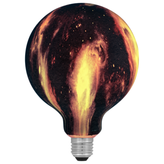 Dekorativ globlampa Volcano LED E27 4 W, 125 mm
