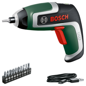 Bosch IXO 7 liten skruvdragare med 10 bits, laddbar