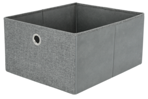 Låda i tyg till klädställning 44-4820, grå, 1-pack