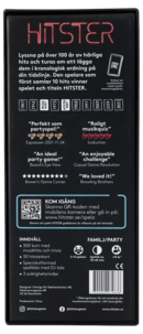Hitster Musikquiz med 100 år av hits, från 15 år