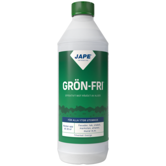 Jape Grön Fri takrengöring, stenplattor och trall