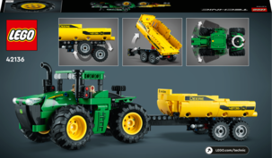 LEGO Technic John Deere 9620R terrängtraktor 42136, från 8 år