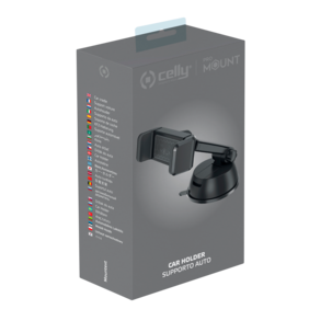 Mobilhållare med sugpropp och klämfäste, Celly MountExt