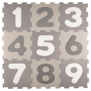 Pusselmatta med siffror