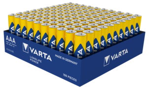 Varta Longlife Power batteri, 100-pakning