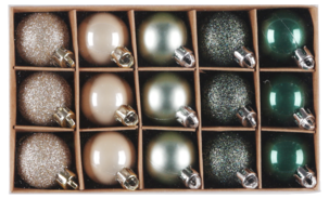 Julgranskulor 3 cm, 15-pack