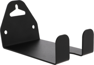 Pyöräteline seinään, musta