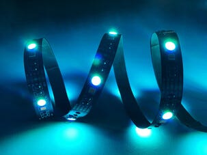 Deltaco smart LED-list med RGB och USB, 2 m