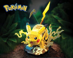 4D Build Pokémon Pikachu 3D-puslespill 201 biter, fra 12 år