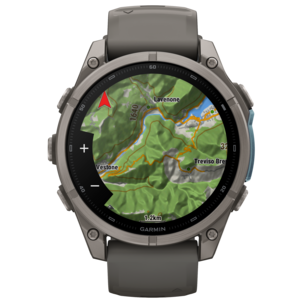 Garmin fēnix 9 äventyrsklocka, stengrå titan