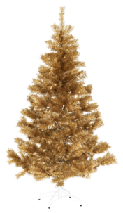 Julgran Champagne/guld, 180 cm