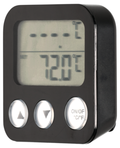 Stektermometer digital, svart