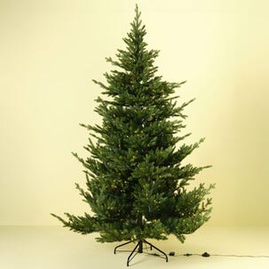 Julgran Vinterdal 210 cm, dimbar LED-belysning, timer