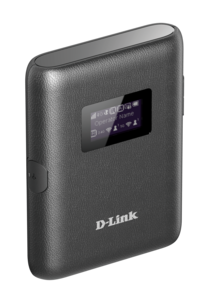 D-Link DWR-933 bærbar 4G LTE-ruter med modem, svart